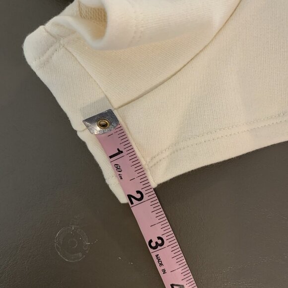 Future Collective Womens Shorts NEW L Off White Cream Pull On Knit - Picture 13 of 16